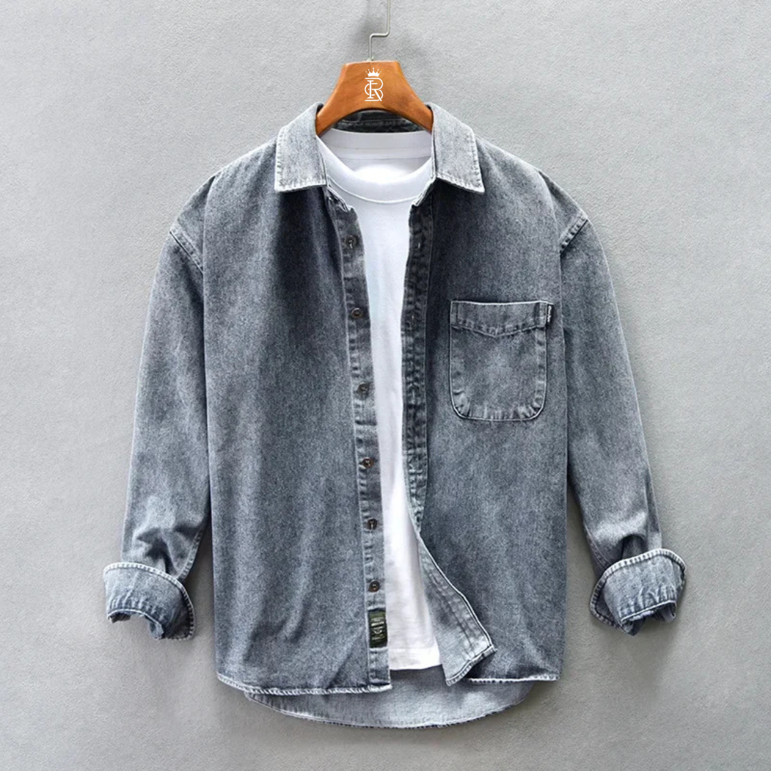 Florence Loose Sleeve Denim Shirt