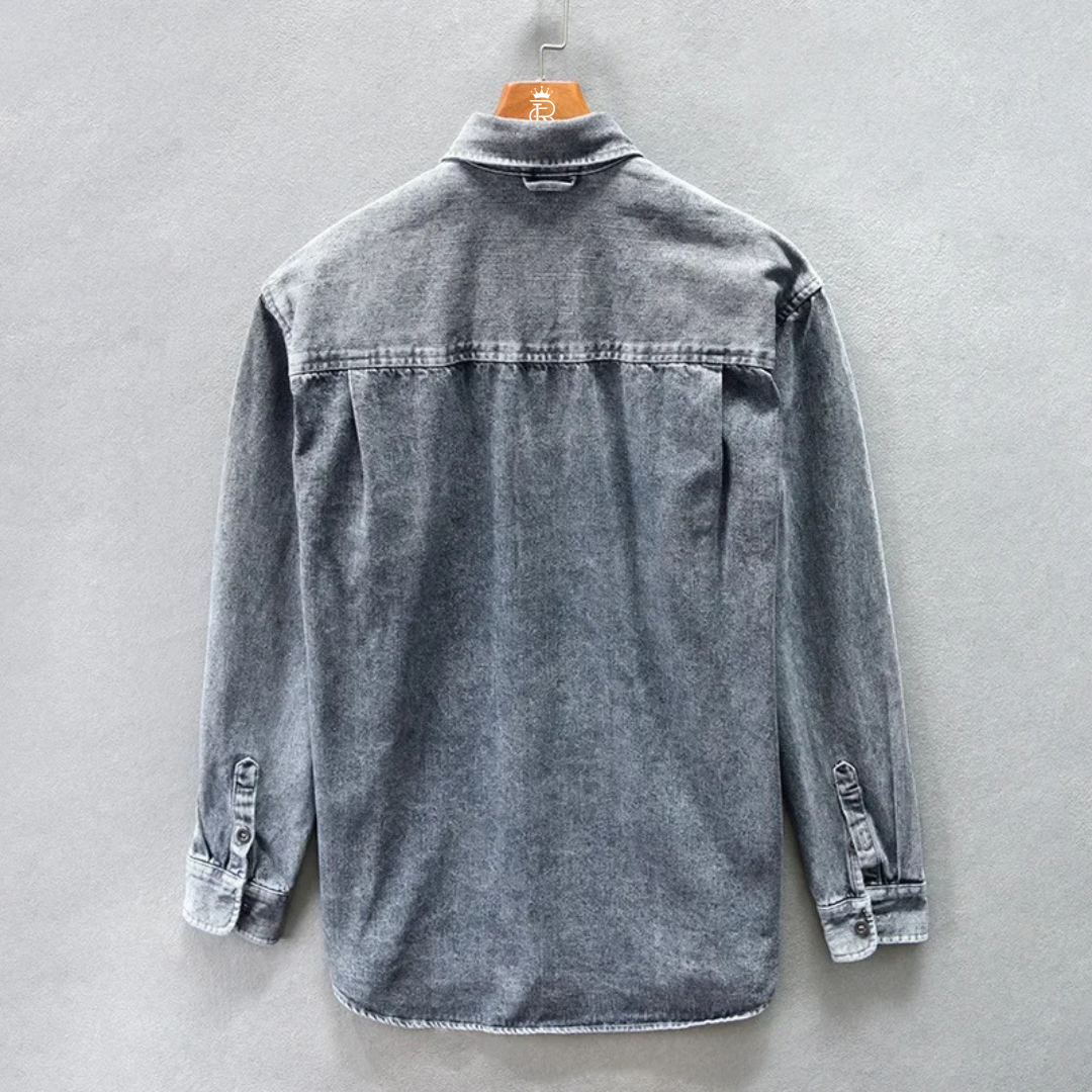 Florence Loose Sleeve Denim Shirt