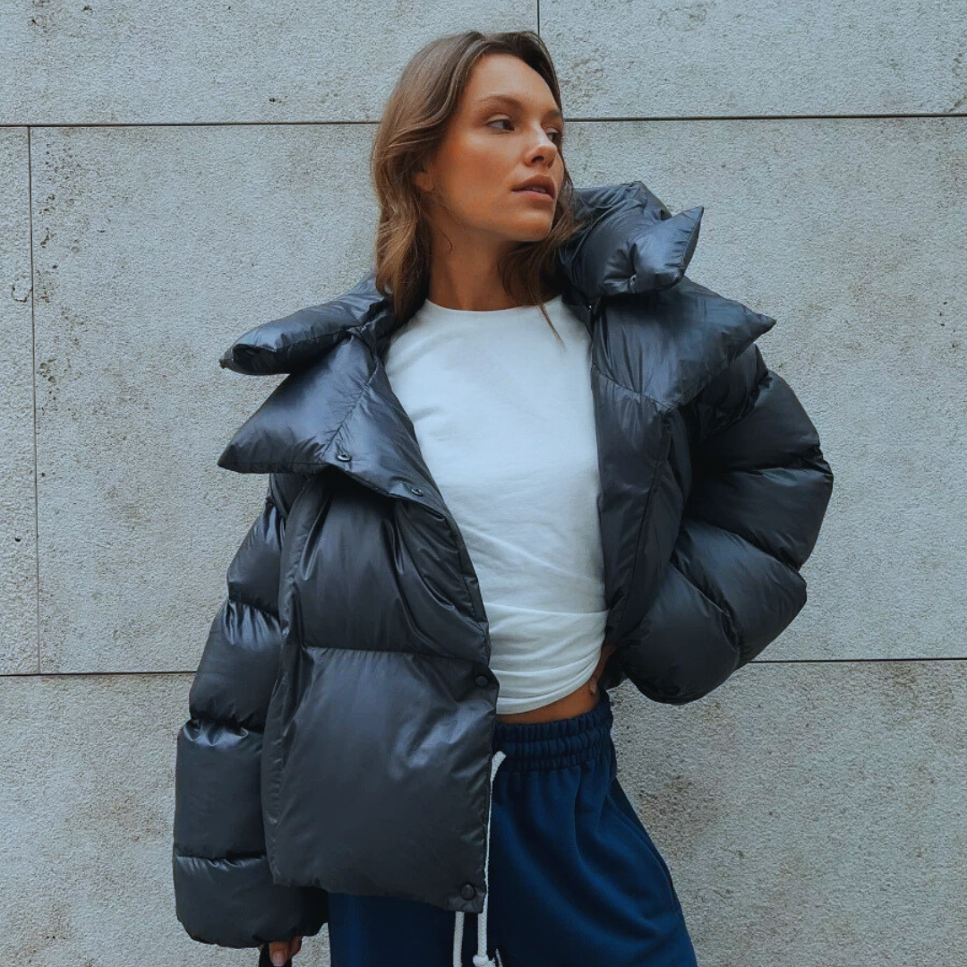 Women's Hooded Quilted Puffer Jacket