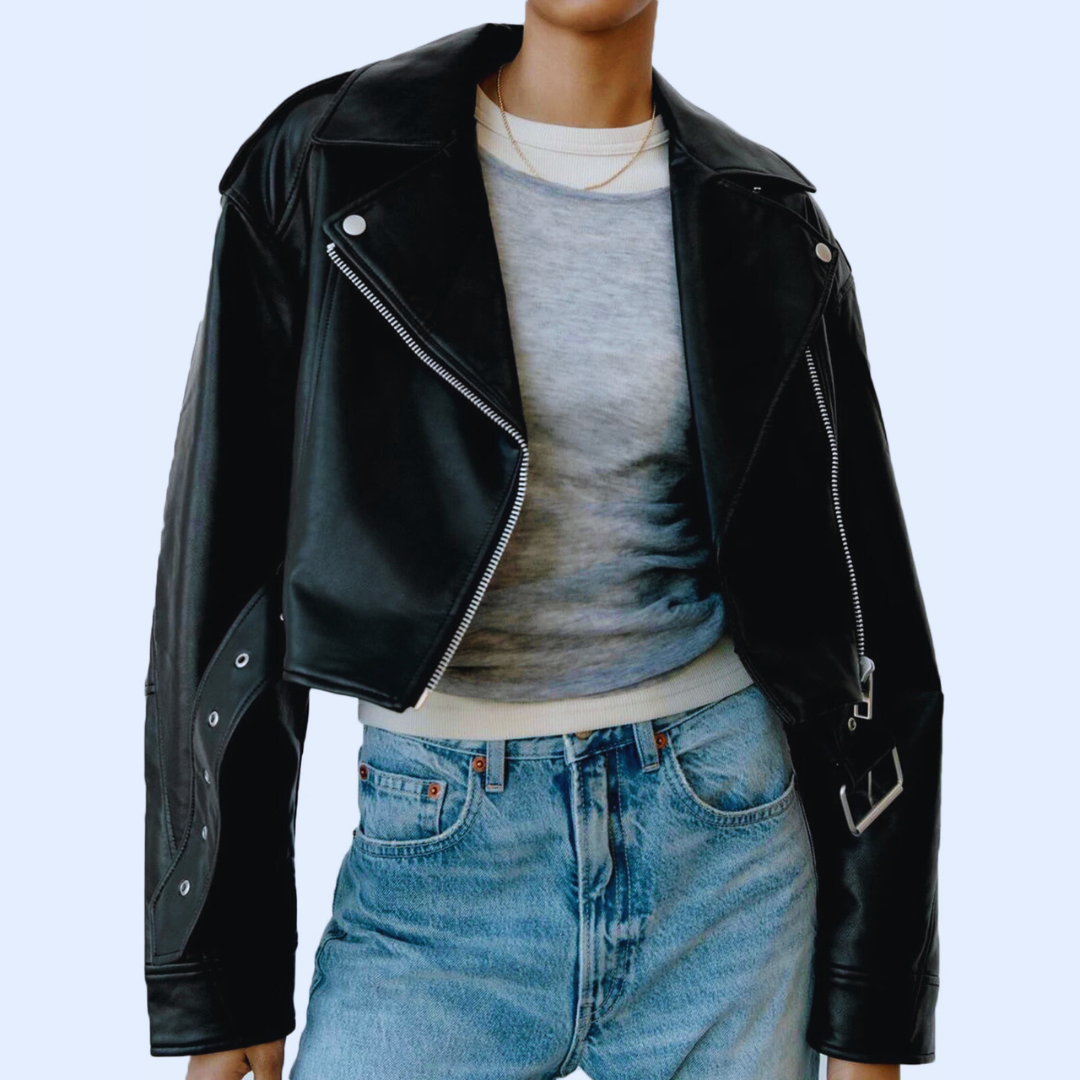 Women's Winter Faux Leather Jacket