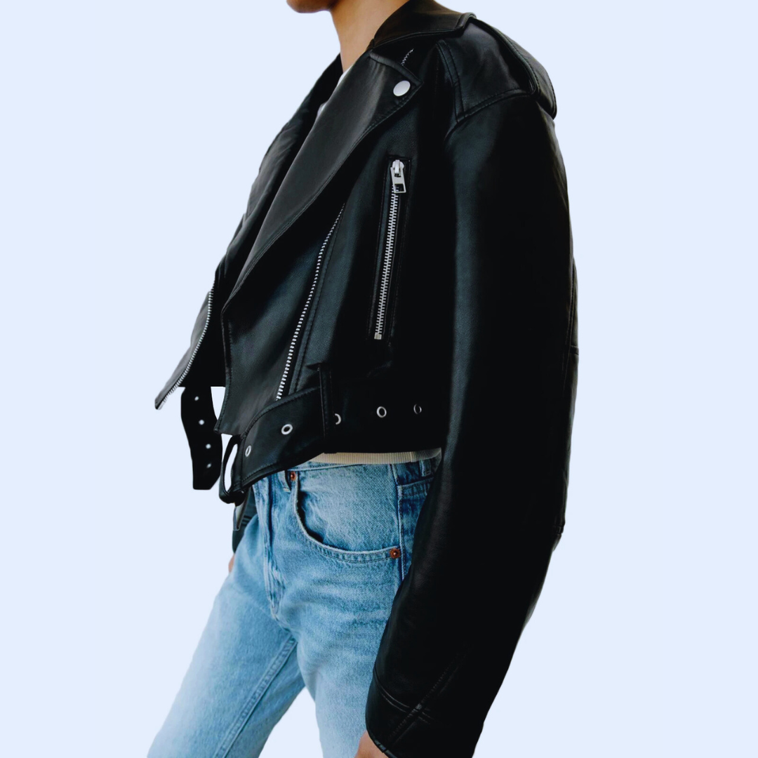 Women's Winter Faux Leather Jacket