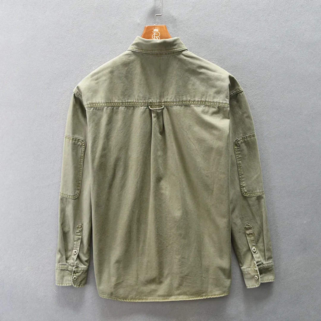 Men's Multi-Pocket Long Sleeve Shirt
