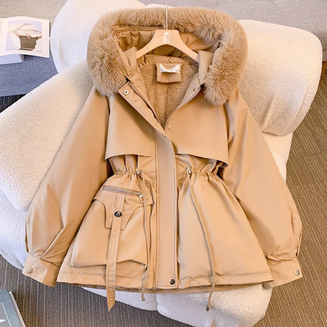 Women's Warm Fleece Lined Puffer Jacket