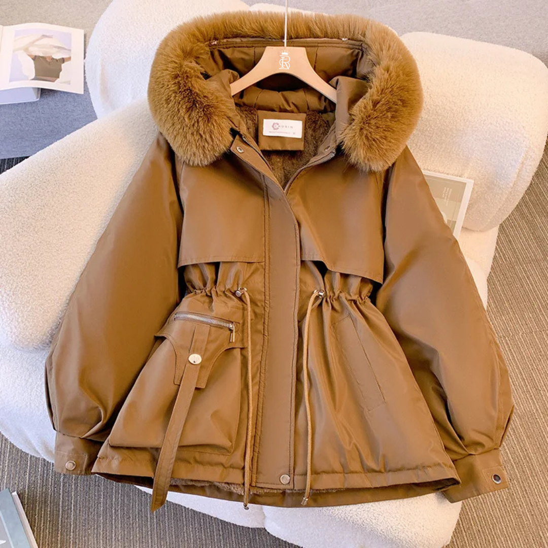 Women's Warm Fleece Lined Puffer Jacket