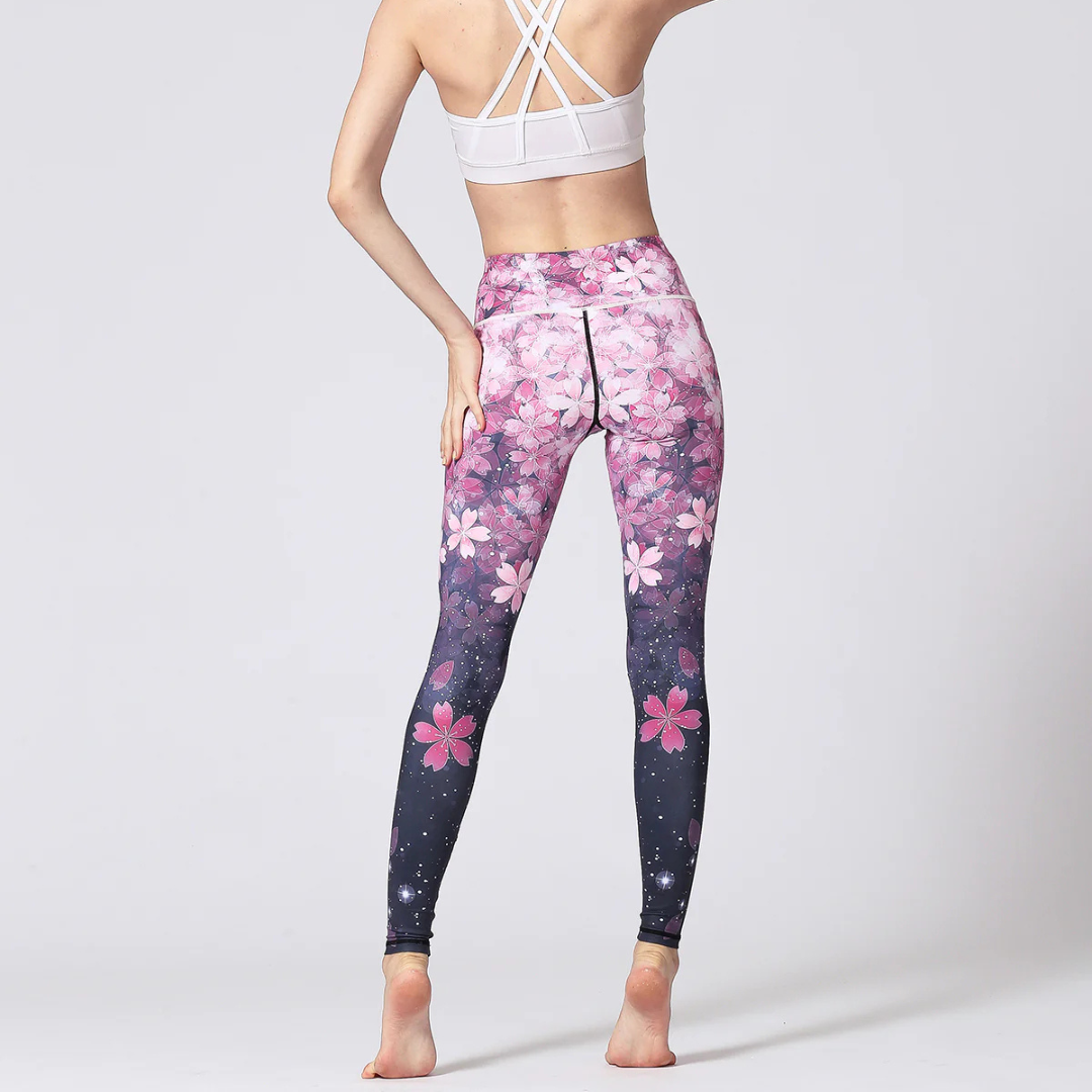 Soleil Floral Sports Leggings