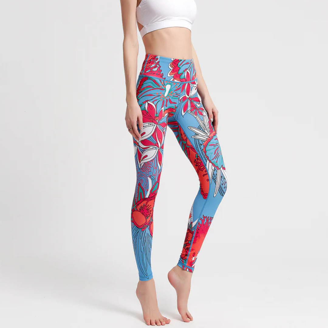 Red Orchid Sports Leggings