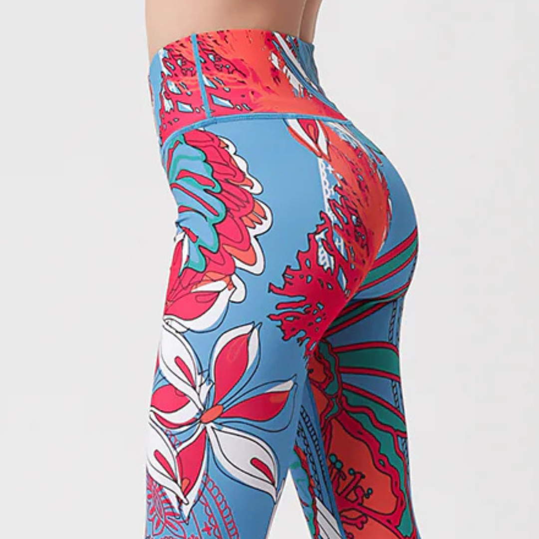 Red Orchid Sports Leggings