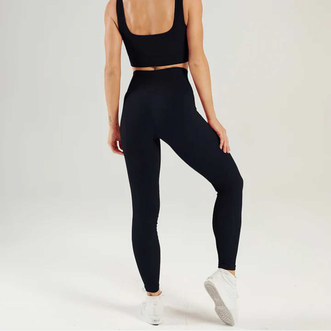 Nieve Ribbed Sports Leggings