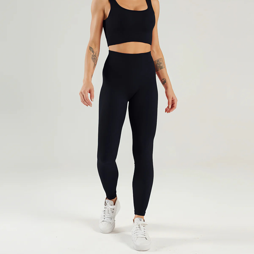 Nieve Ribbed Sports Leggings