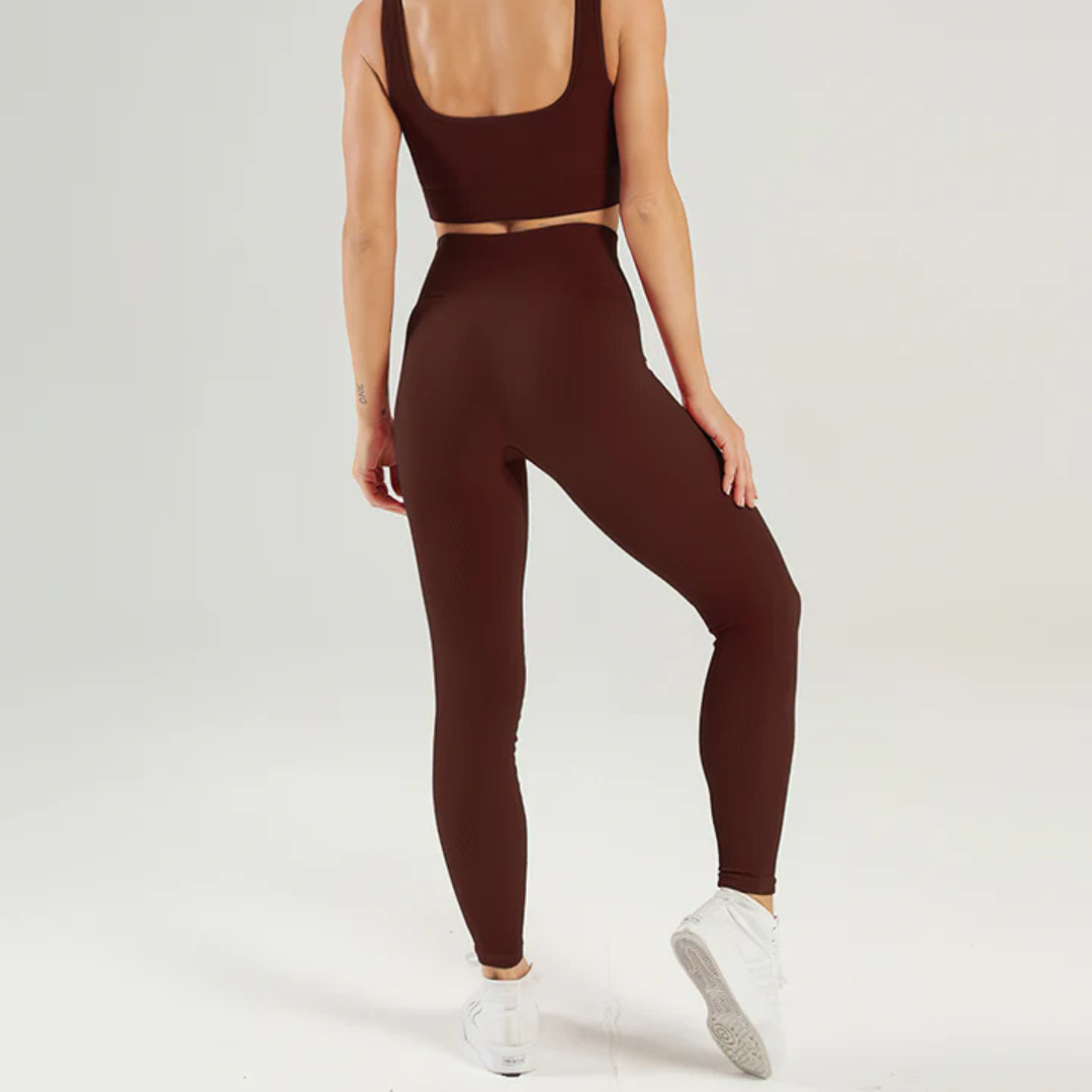 Nieve Ribbed Sports Leggings