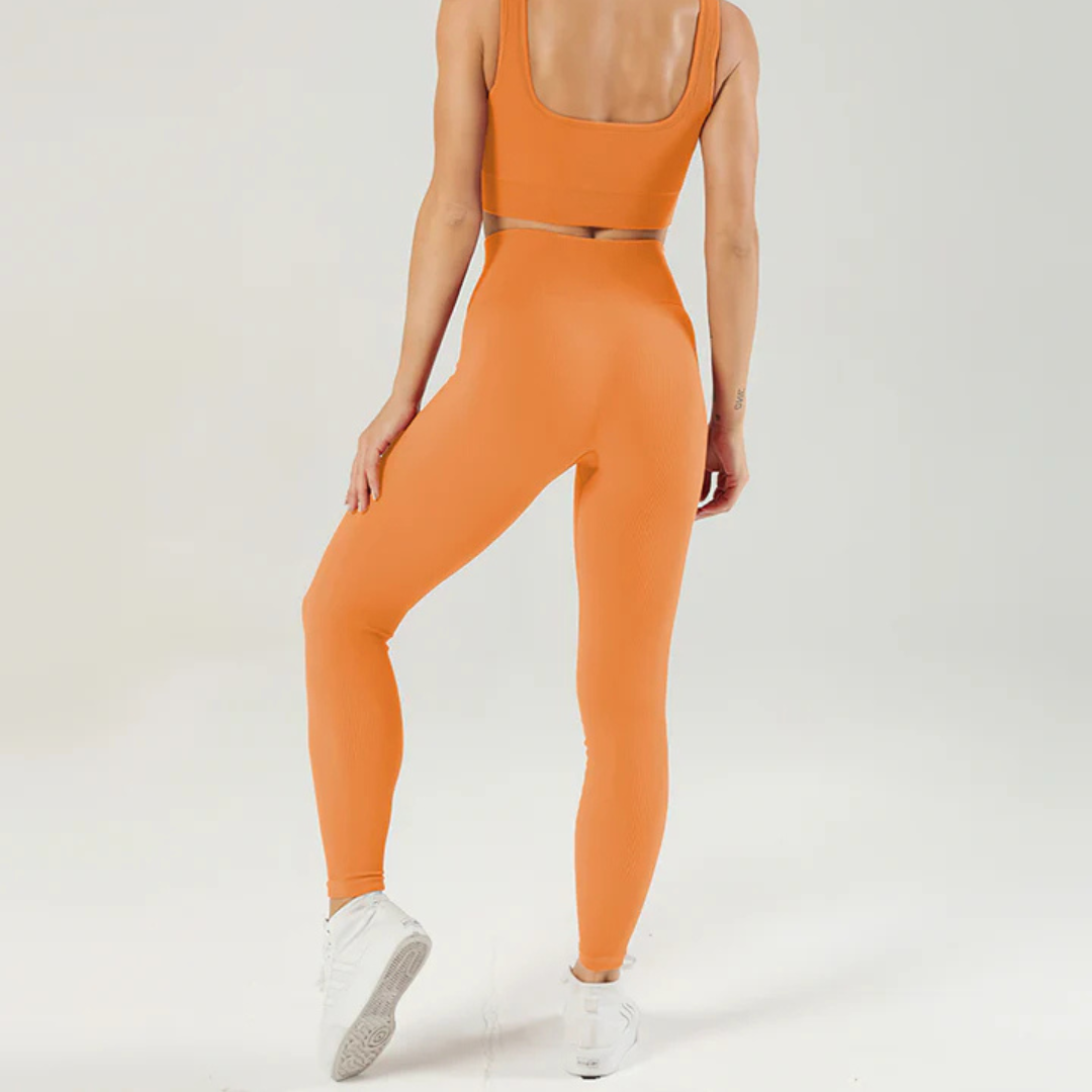 Nieve Ribbed Sports Leggings
