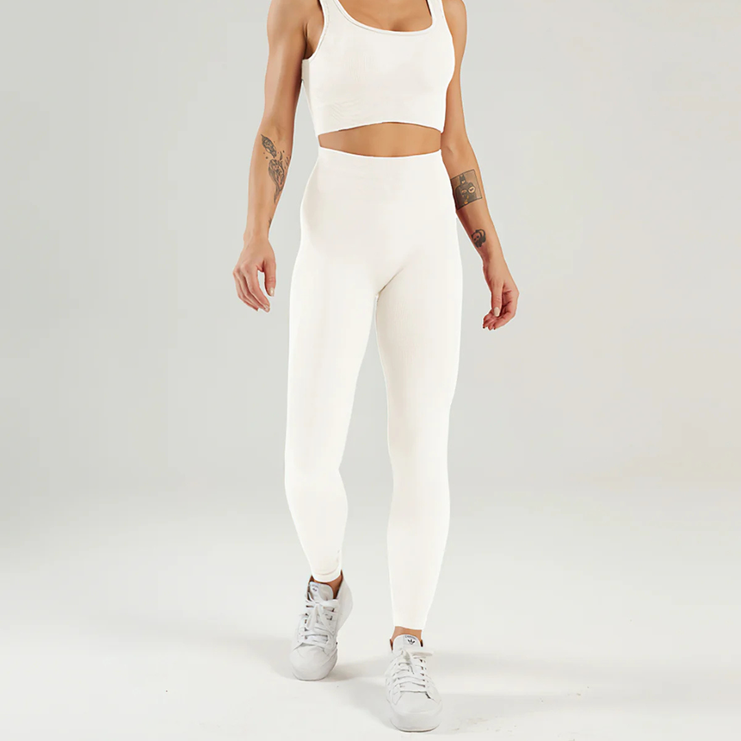 Nieve Ribbed Sports Leggings