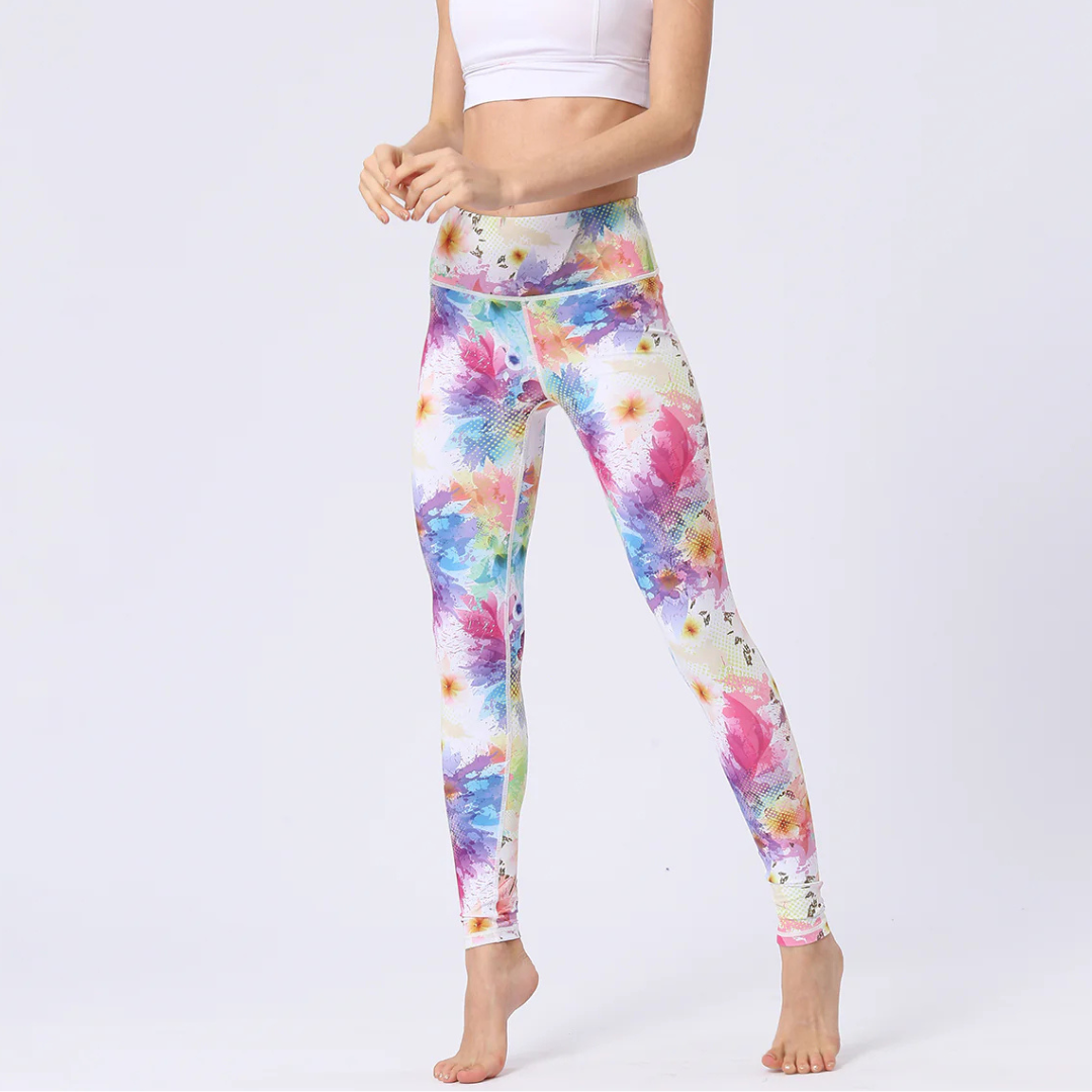 Pastel Floral Leggings