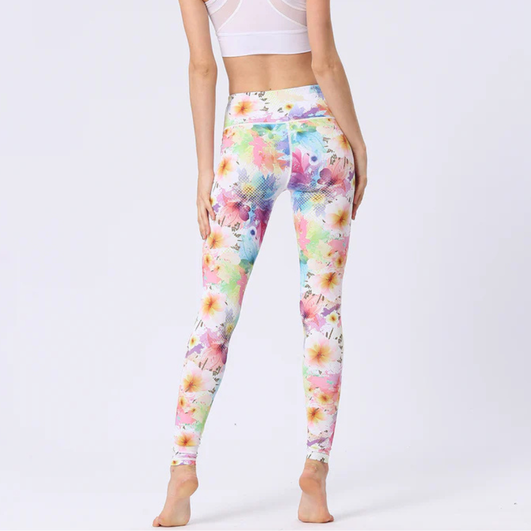 Pastel Floral Leggings