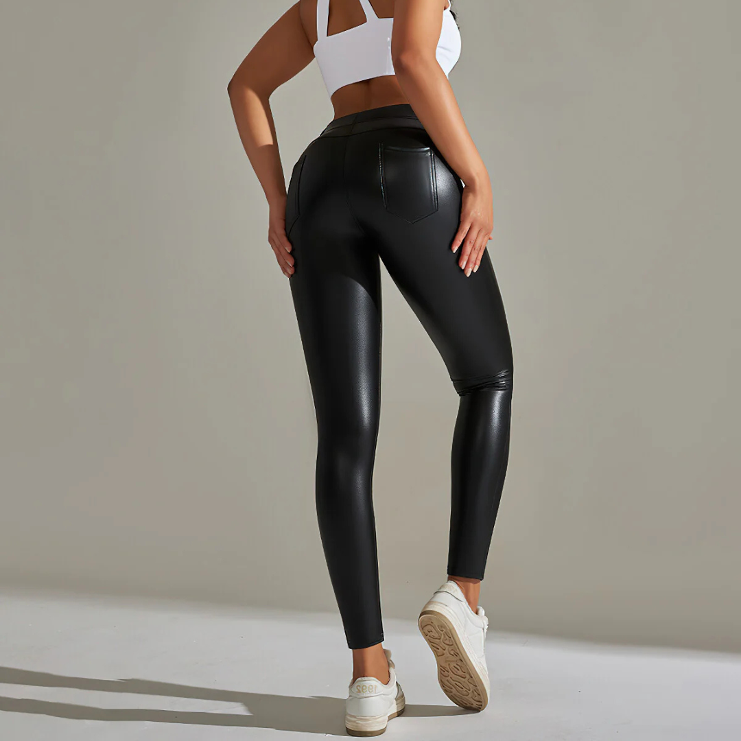 Kenna Vegan Leather Leggings