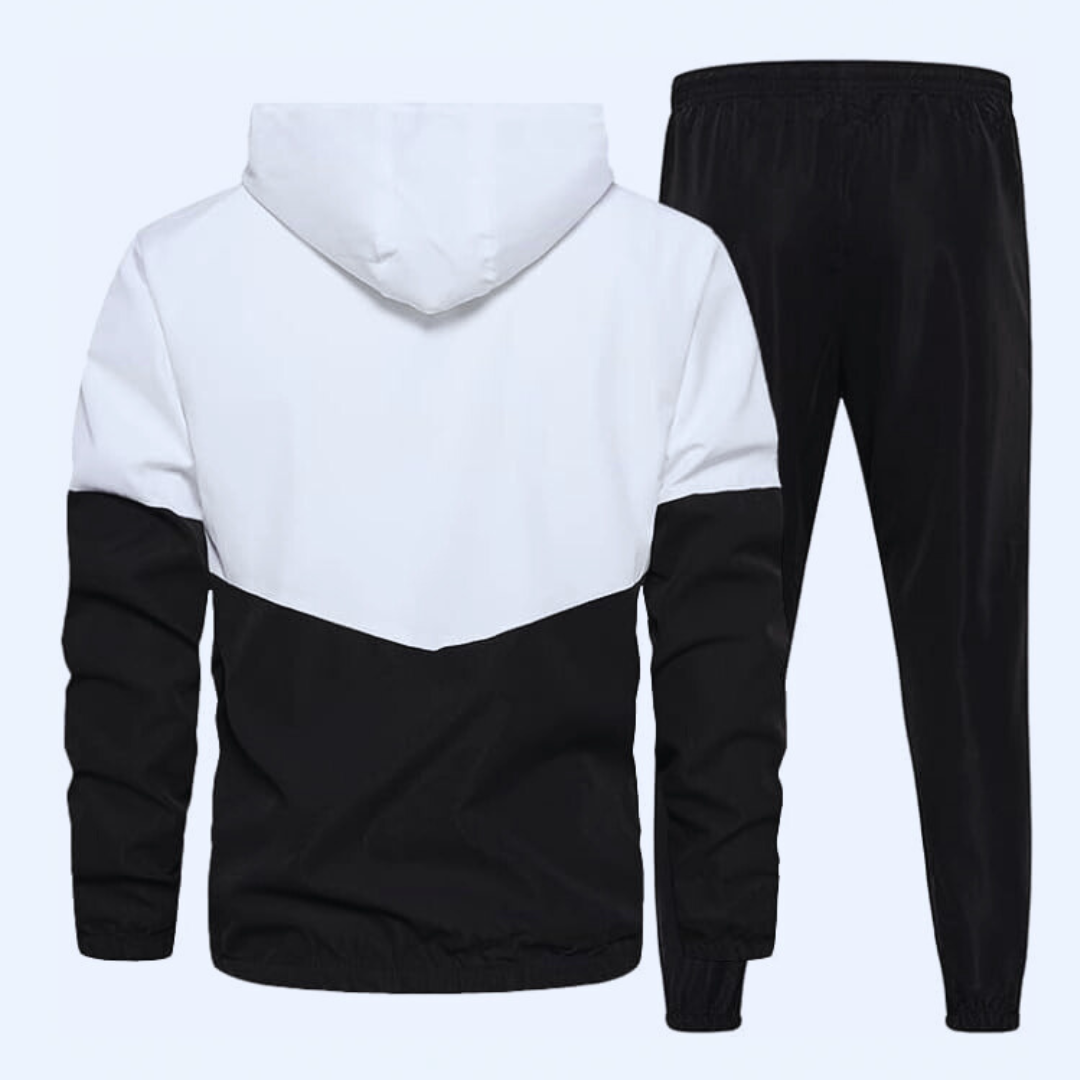 Men's Patchwork Casual Tracksuit