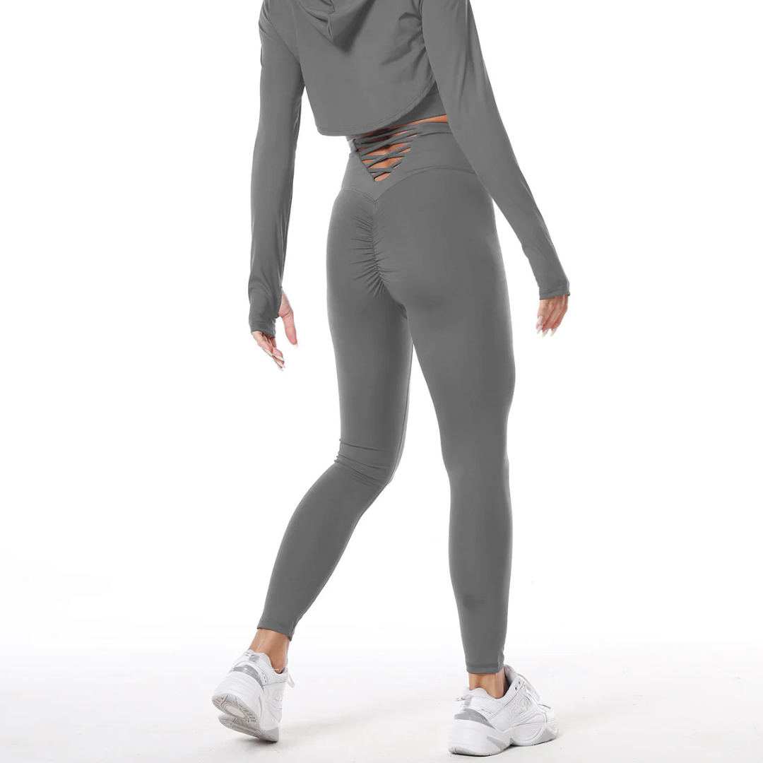 Gizus Scrunch Capri Leggings