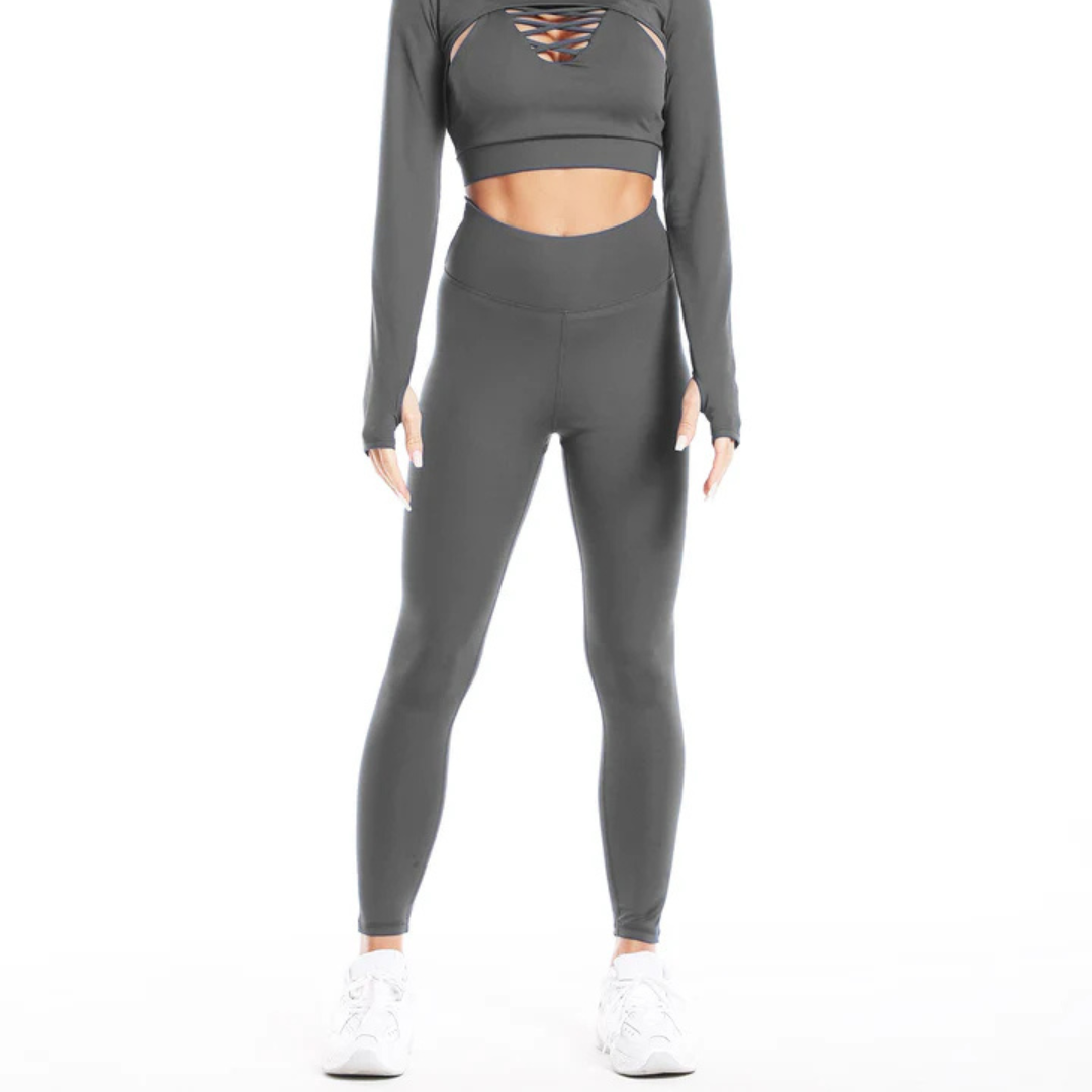 Gizus Scrunch Capri Leggings