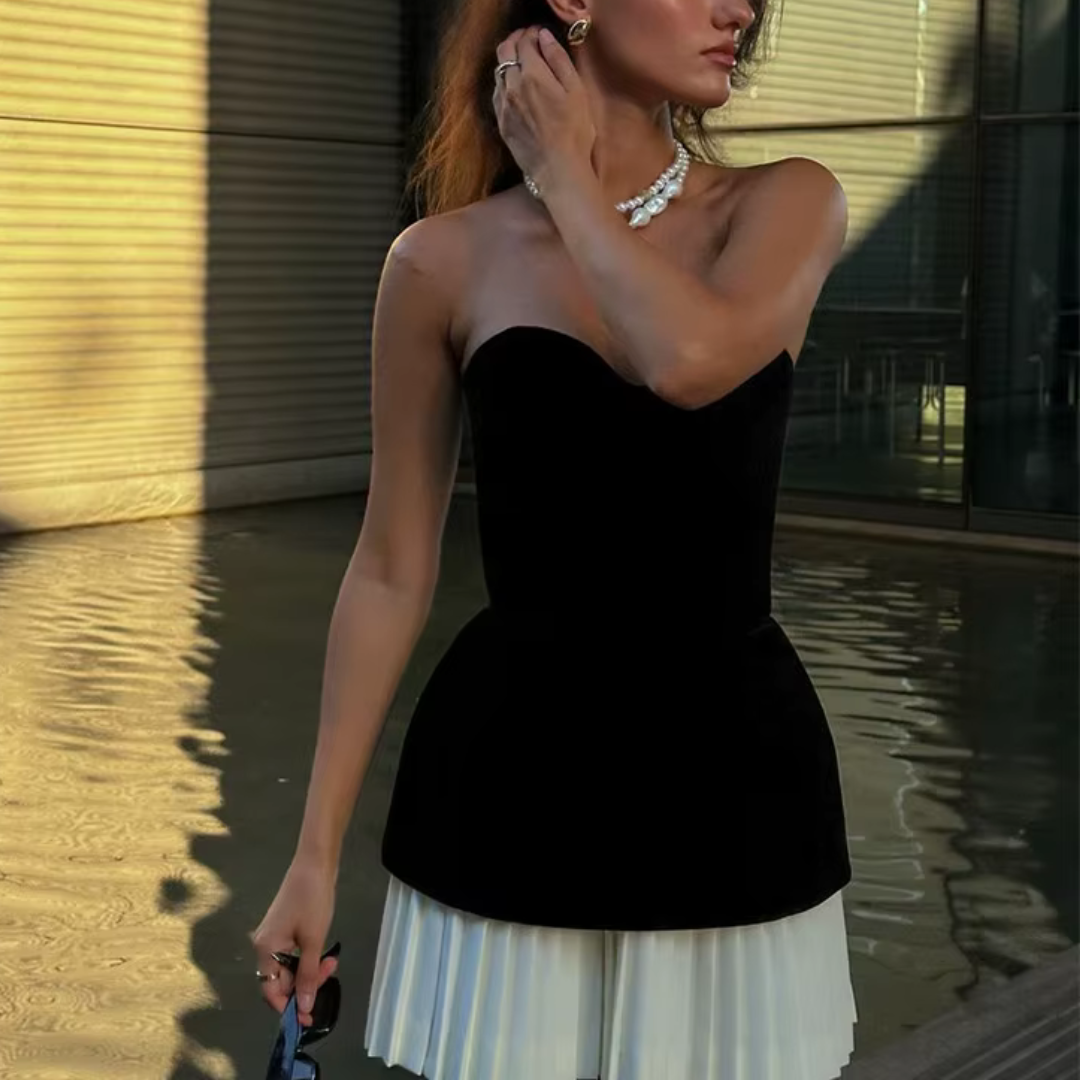Blooming Ruffled Mesh Party Dress