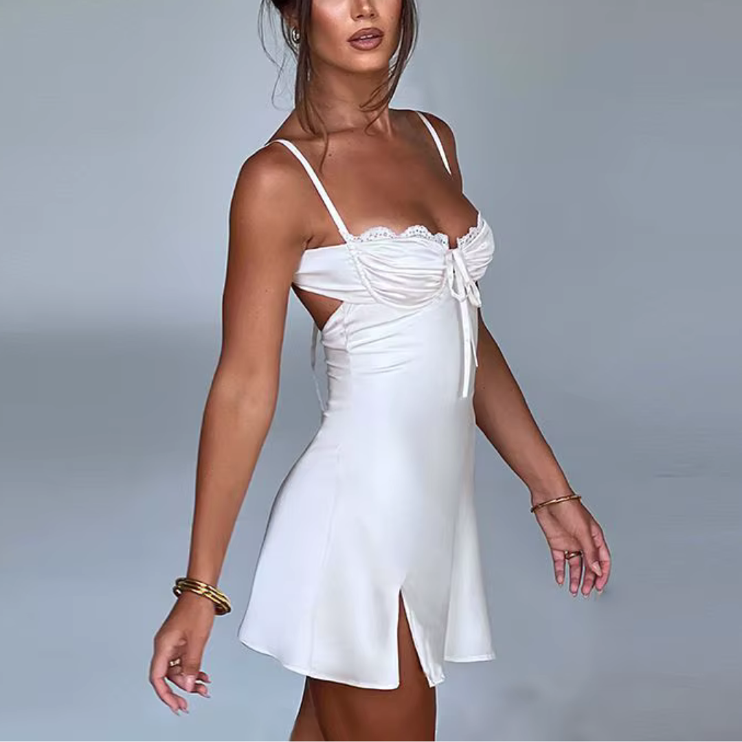 Dazzling Aurora Glitter Sleeveless Party Dress