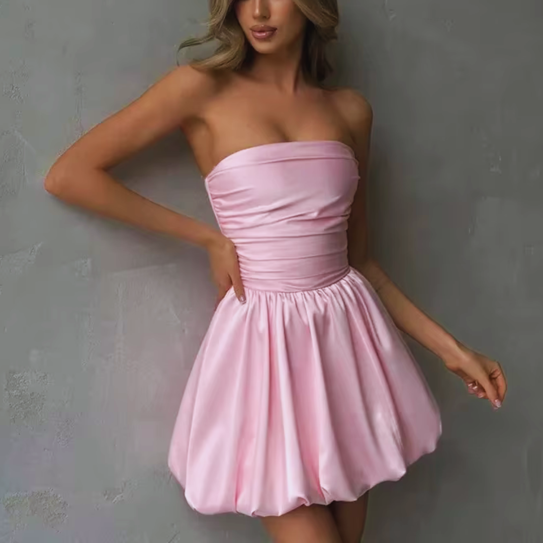 Look Of Love Lace Ruffled Party Dress