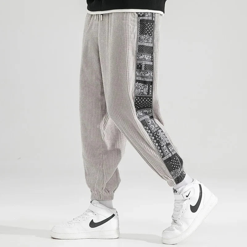 Men's Aztec Corduroy Joggers