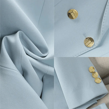 Marissa Sapphire Symphony Blazer Set