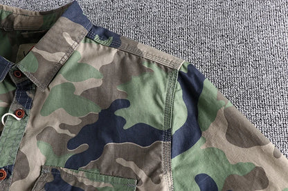 Men's Camouflage Cargo Shirt