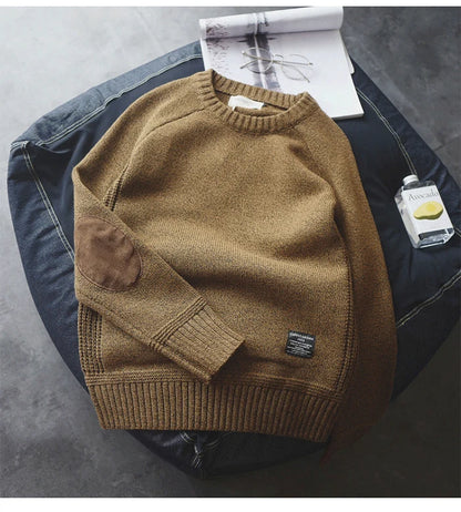 Men's Pullover Oversized Knitted Sweater