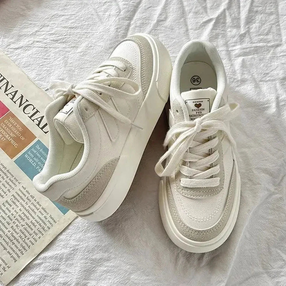 Women's Soft Thick Canvas Sneakers