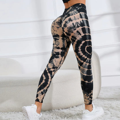 Ophelia Tie-Dye Scrunch Leggings