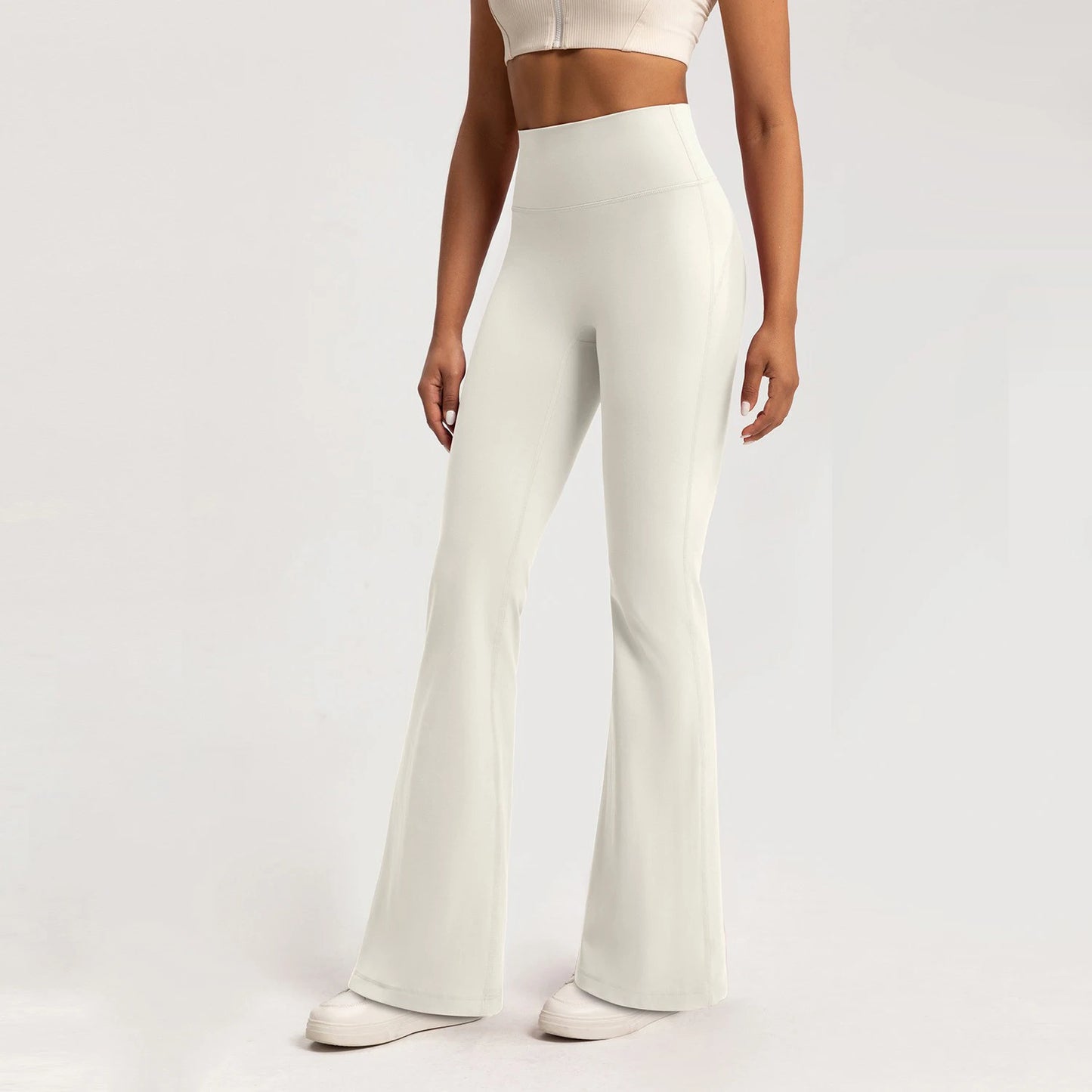 High-Waisted Flare-Leg Yoga Pants