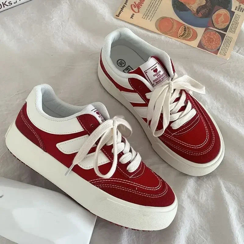 Women's Soft Thick Canvas Sneakers