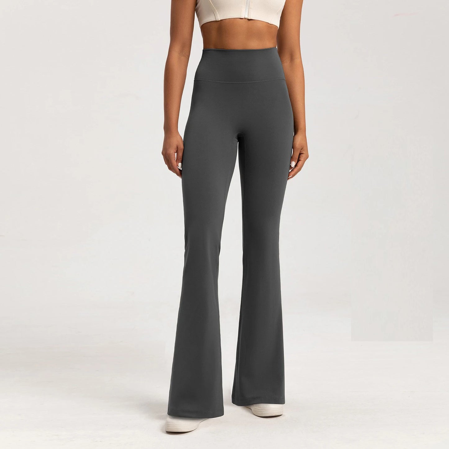 High-Waisted Flare-Leg Yoga Pants