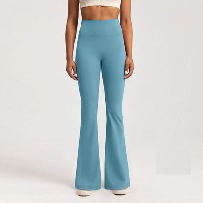 High-Waisted Flare-Leg Yoga Pants