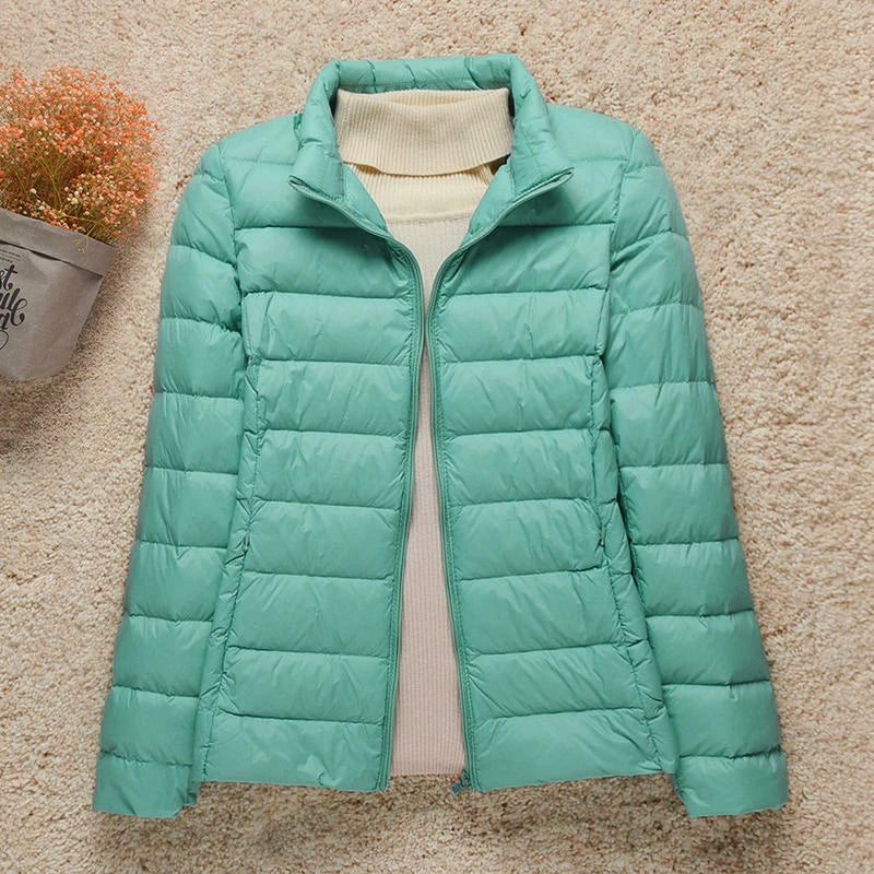 Women's Winter Light Down Slim Puffer Jacket