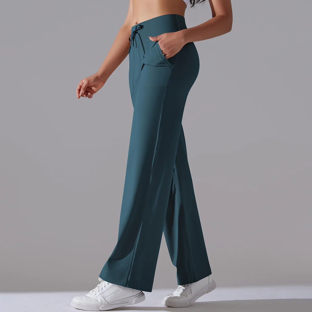 Fern Flare Pocket Wide Leg Leggings