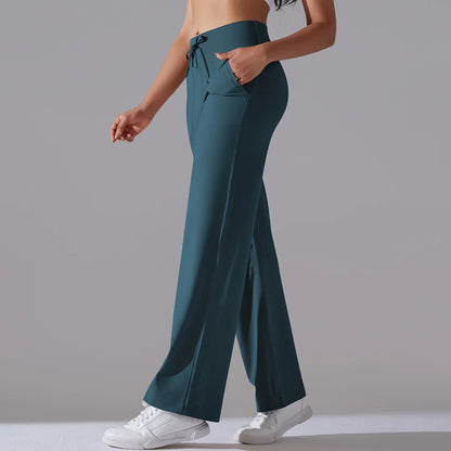 Fern Flare Pocket Wide Leg Leggings