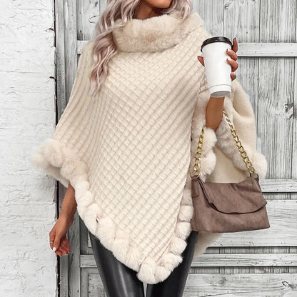 Beyond Soft Weave Poncho Sweater