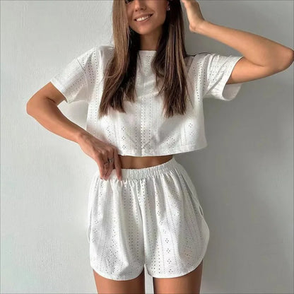 Verona Shorts Sleepwear 2 Piece Set