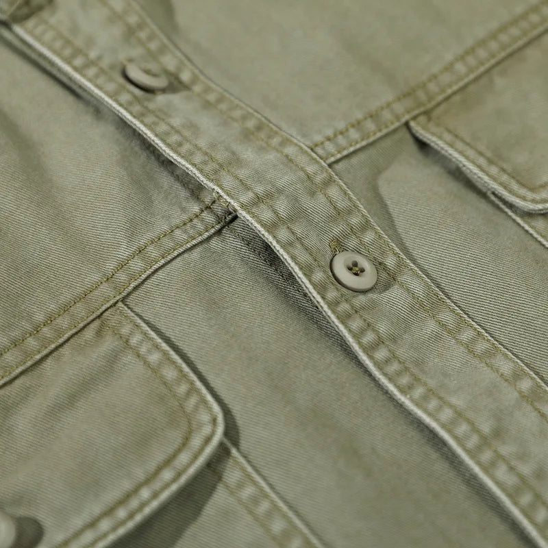 Men's Multi-Pocket Long Sleeve Shirt