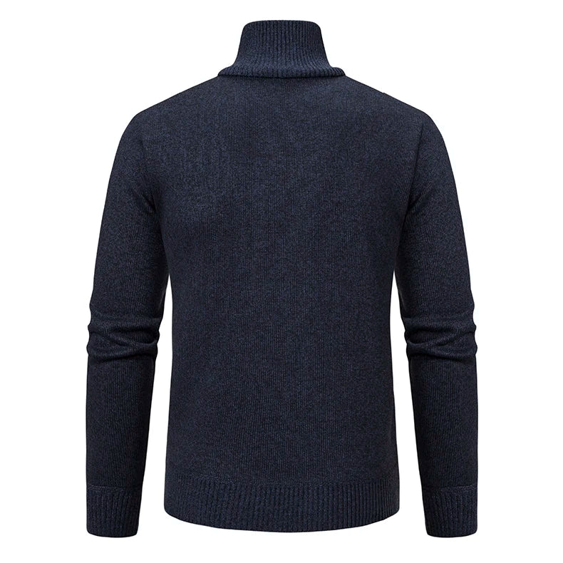Beyond Luxury Zipper Cardigan Sweater