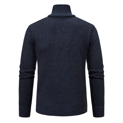 Beyond Luxury Zipper Cardigan Sweater