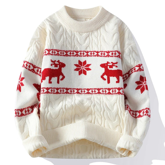 Luxury Reindeer Christmas Sweater