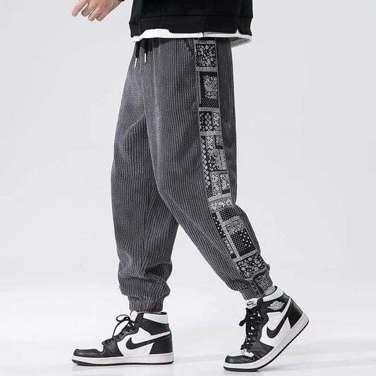 Men's Aztec Corduroy Joggers