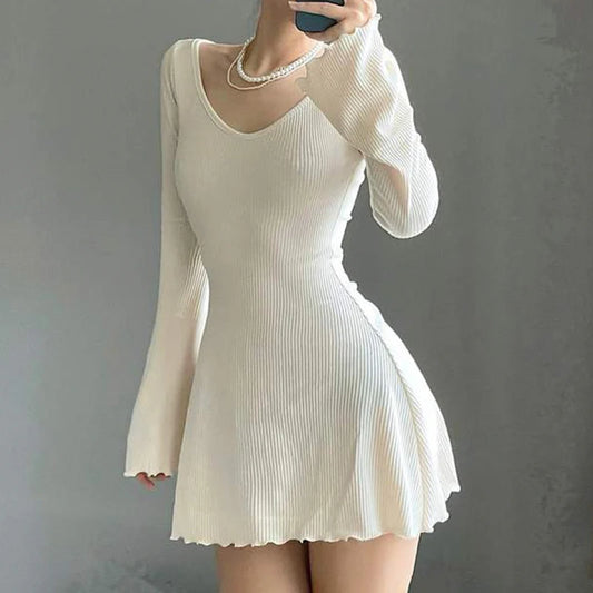 Glam Arrival Long Sleeve Mini Dress