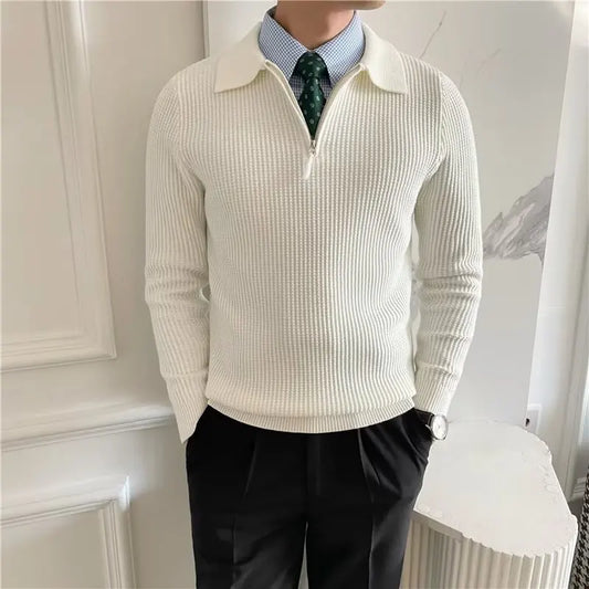 Apollo Cashmere Polo Neck Sweater