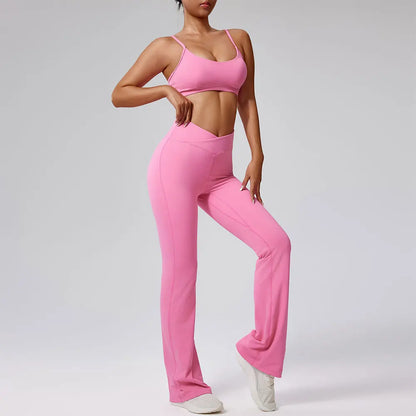 Alaina Flare Leggings & Bra Sets