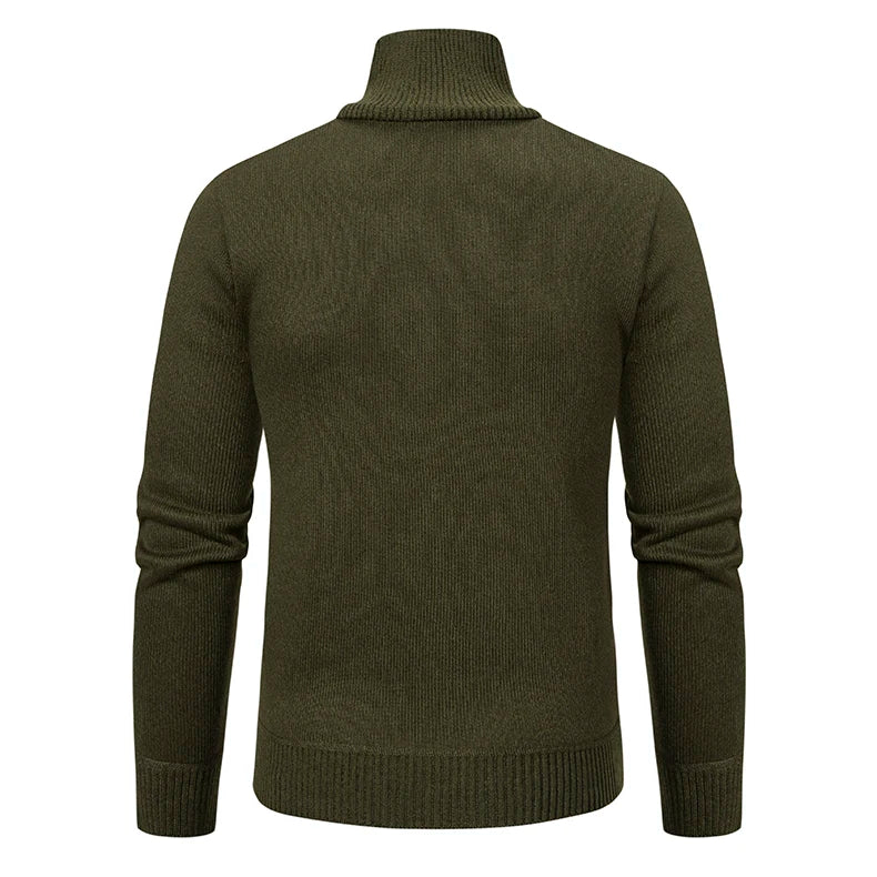 Beyond Luxury Zipper Cardigan Sweater