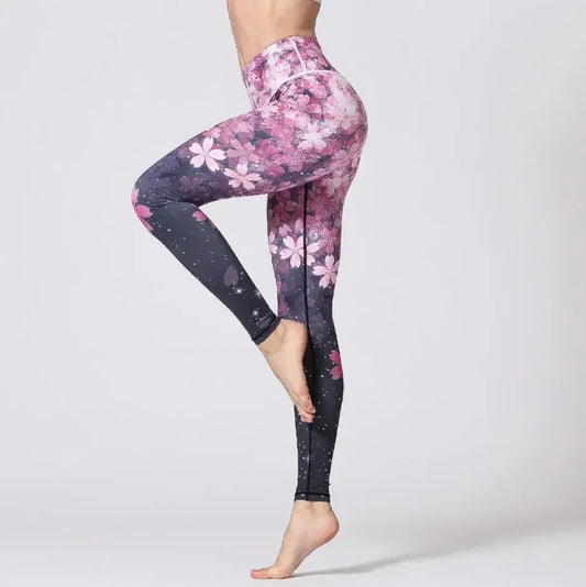 Soleil Floral Sports Leggings